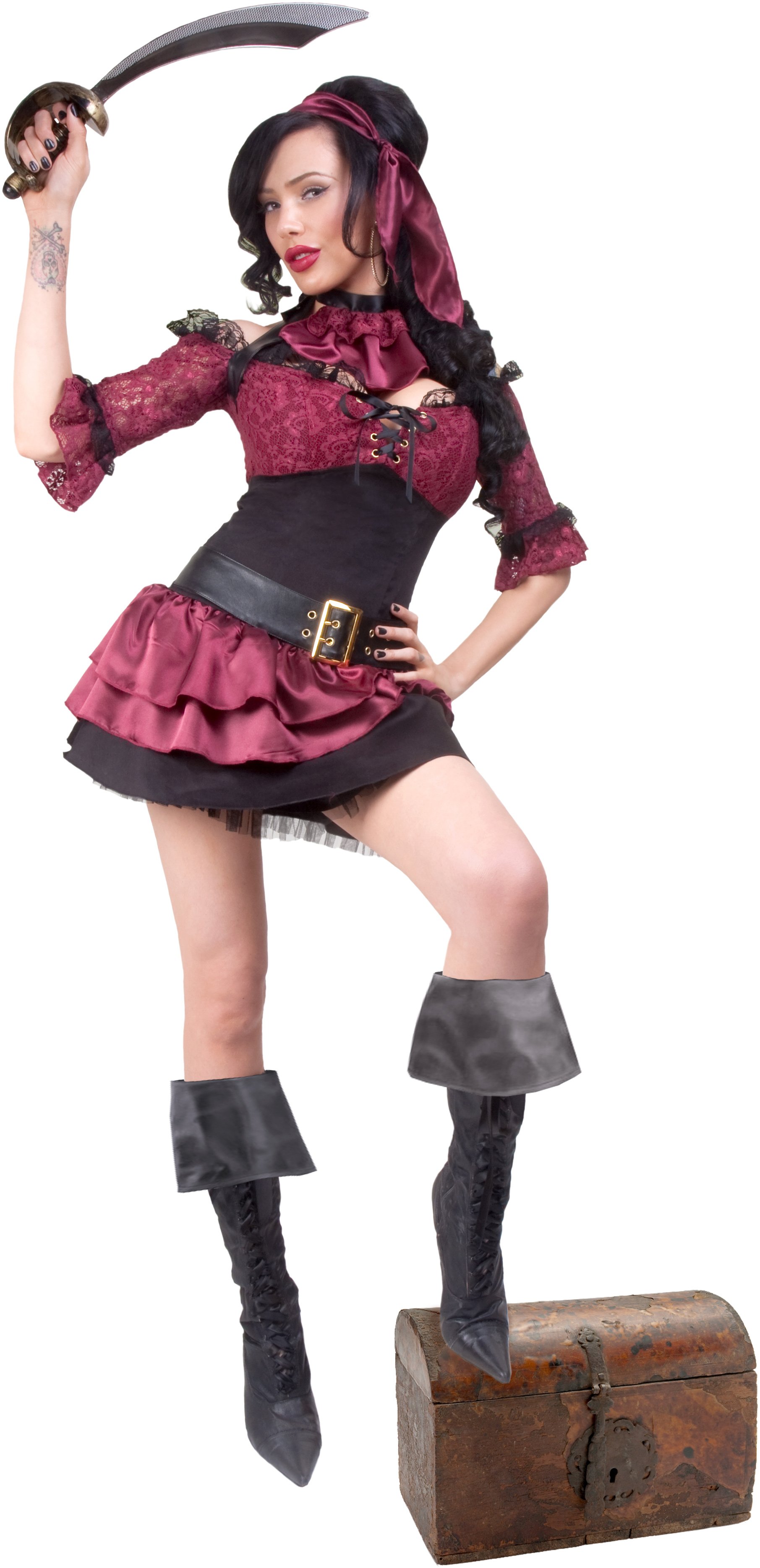 Captain Black Heart Adult Costume - Click Image to Close
