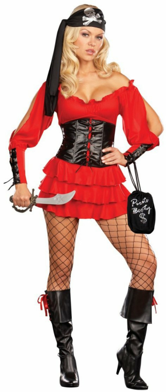 Sexy Pirate Wench Adult Costume - Click Image to Close