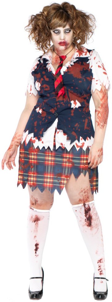 Undead Teacher's Pet Adult Plus Costume - Click Image to Close