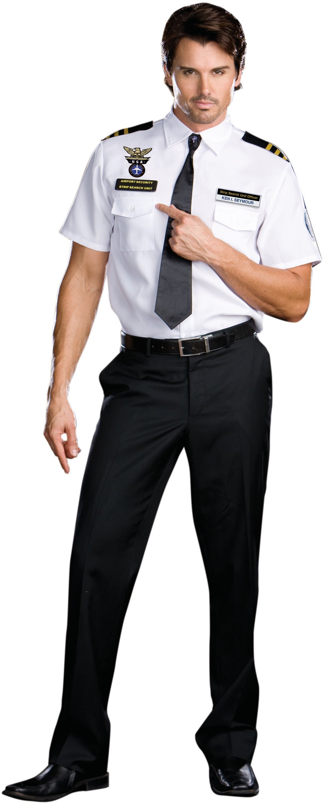 Strip Search Officer: Ken I. Seymour Adult Costume - Click Image to Close