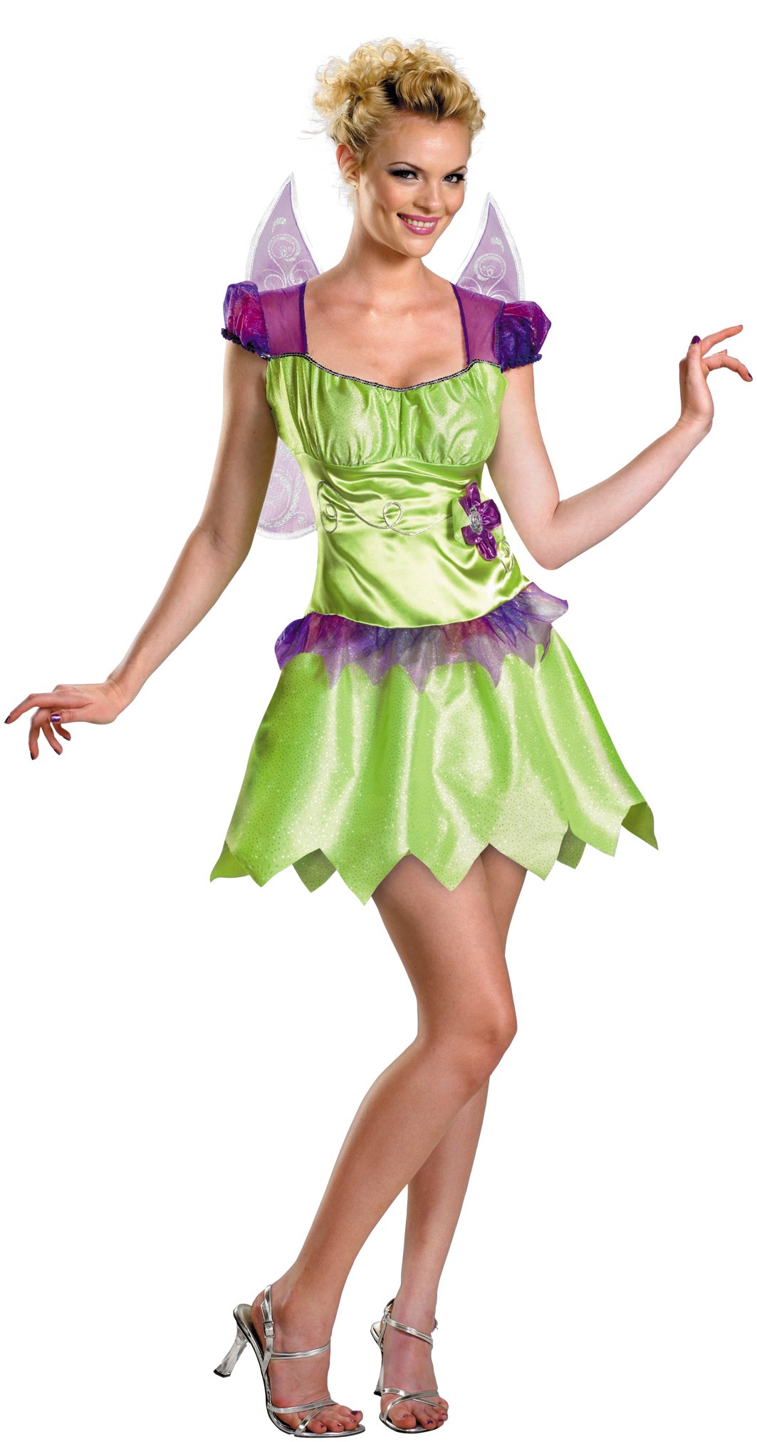 Tinker Bell Rainbow Classic Adult Costume - Click Image to Close