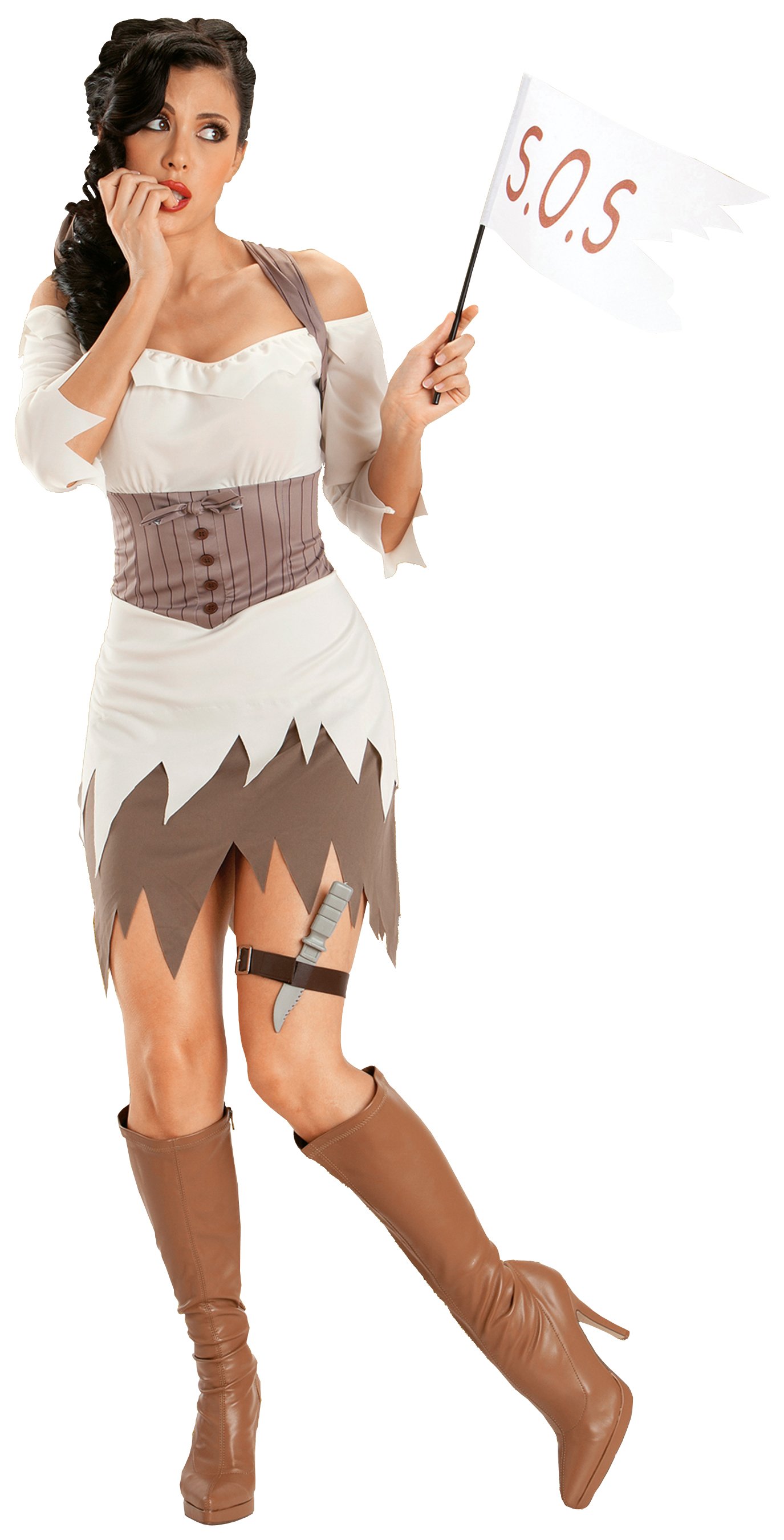 Ship Wreck Sweetie Adult Plus Costume - Click Image to Close