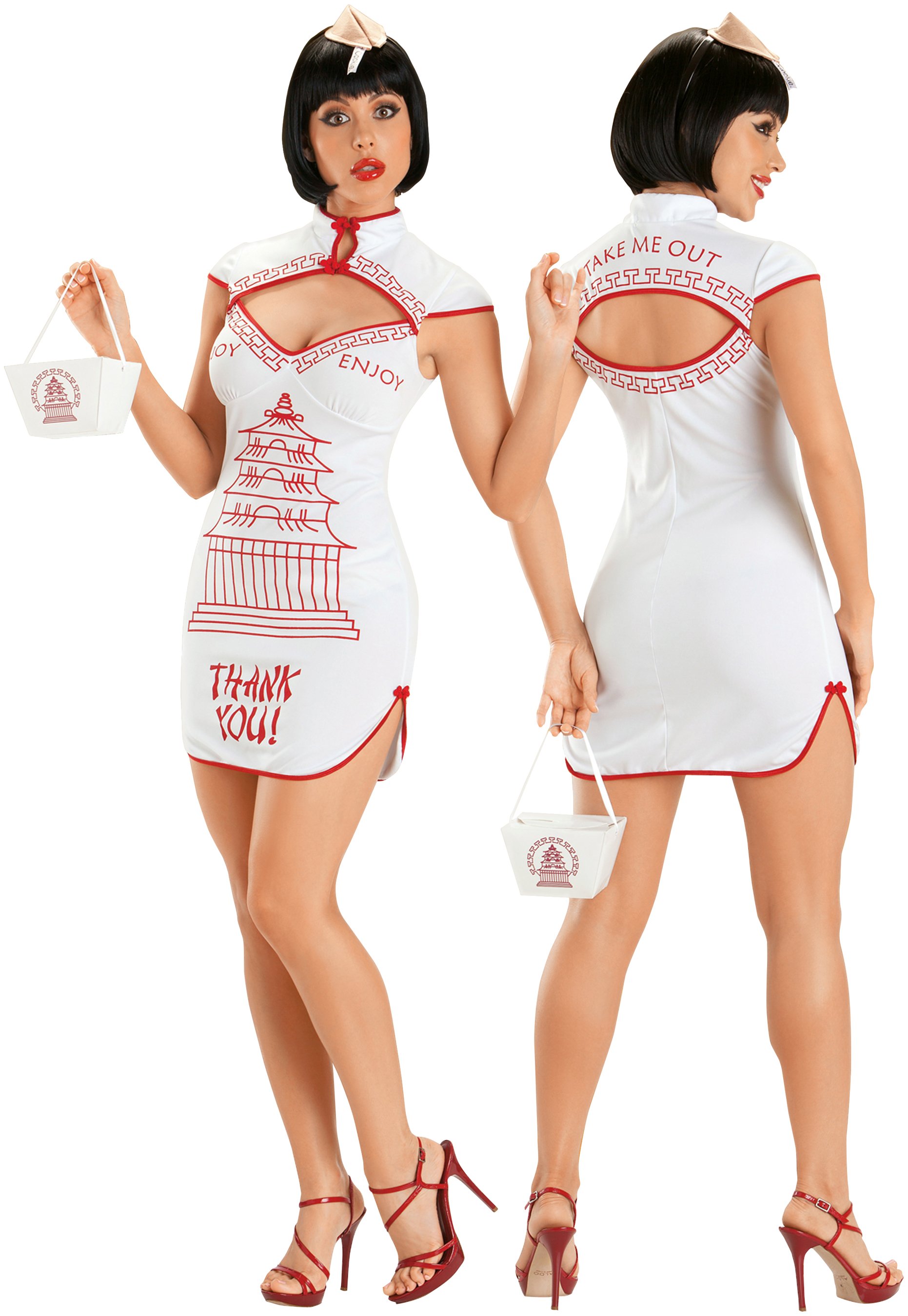 Chinese Takeout Adult Plus Costume