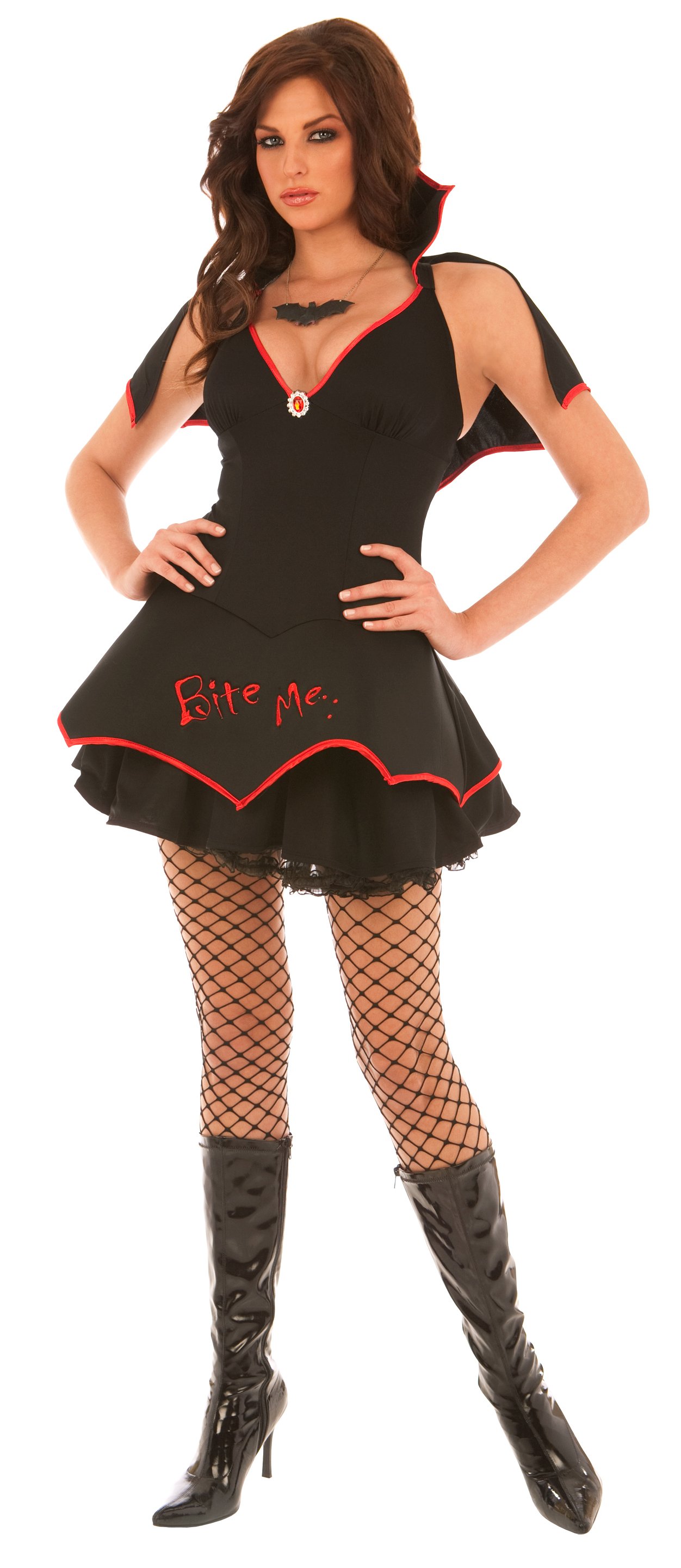 Bite Me Lite Up Adult Costume - Click Image to Close