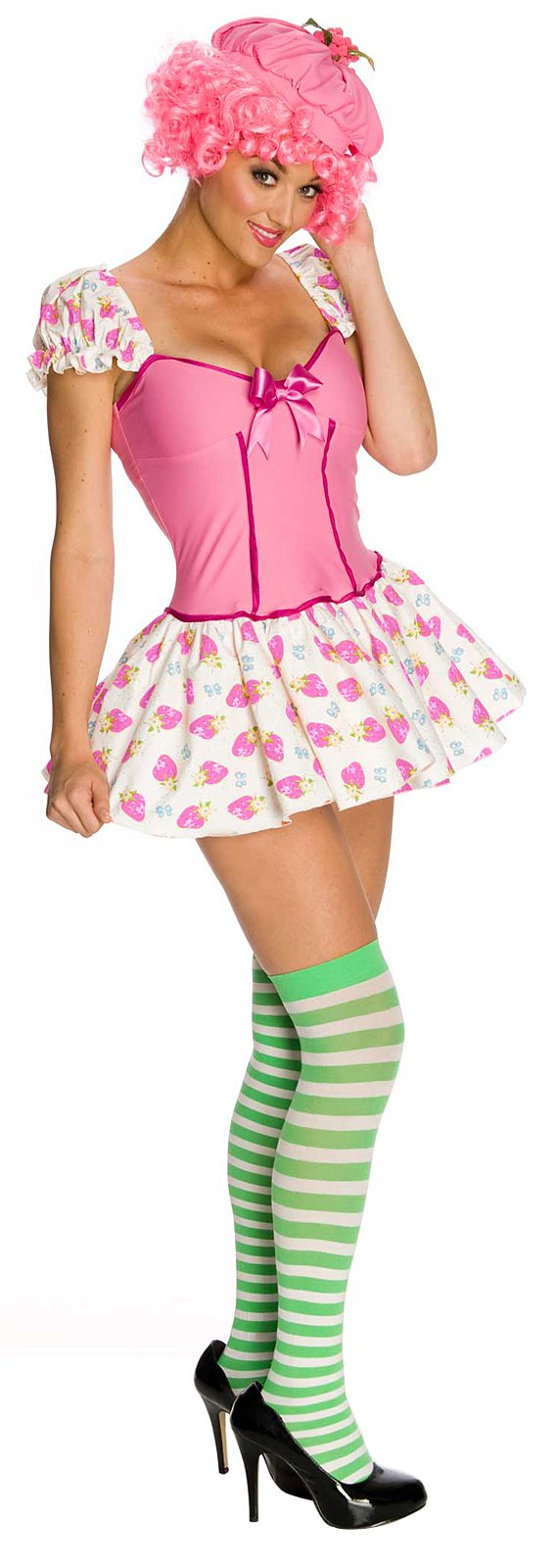 Strawberry Shortcake - Rasberry Tart Adult Costume - Click Image to Close