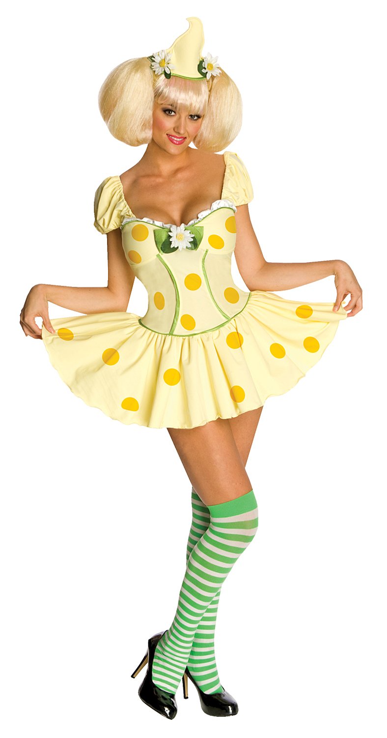 Strawberry Shortcake - Lemon Meringue Adult Costume - Click Image to Close