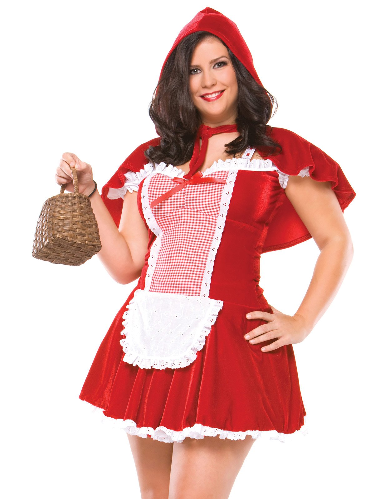 Sexy Red Riding Hood Adult Plus Costume - Click Image to Close