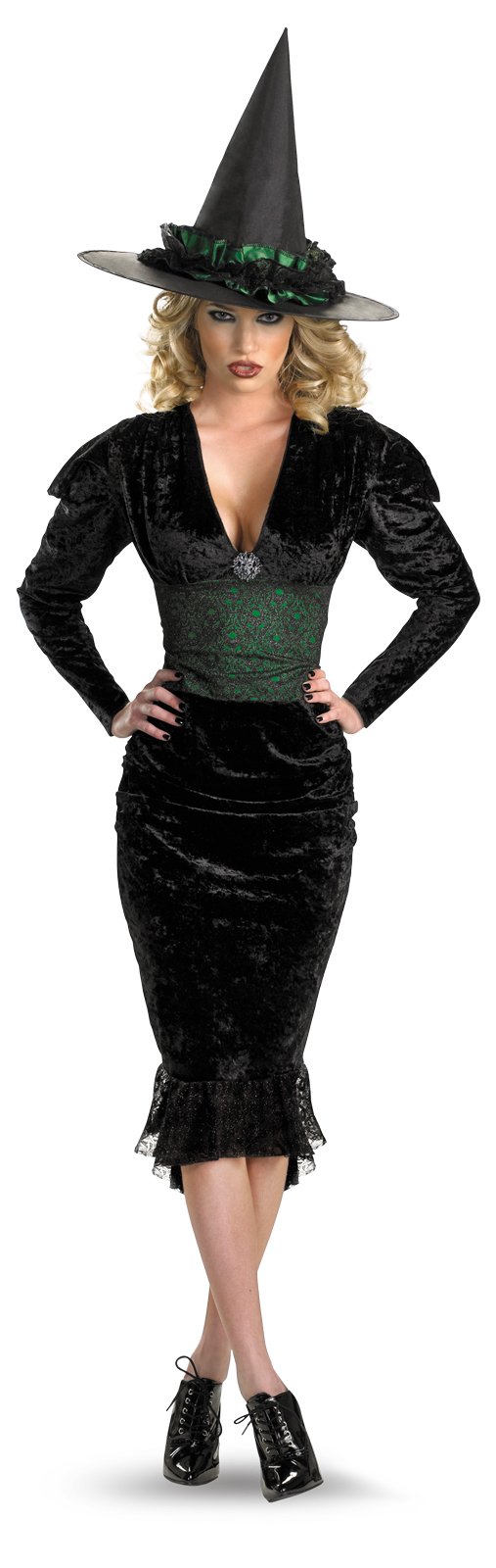 Bygone Witch Adult Plus Costume - Click Image to Close