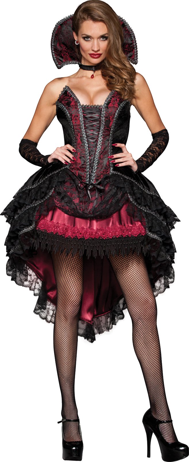 Enchanting Vampiress Vixen Adult Costume - Click Image to Close