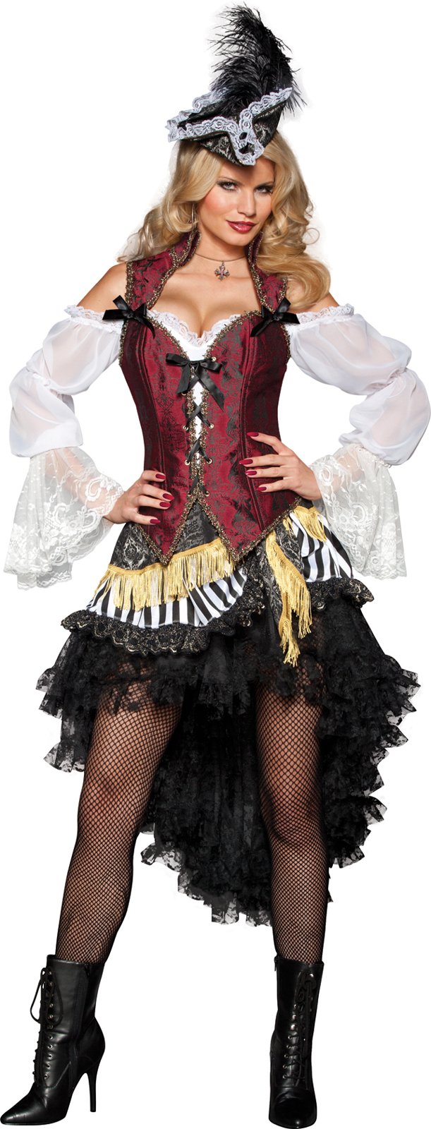 Pirate&#39;s Treasure Adult Costume - Click Image to Close