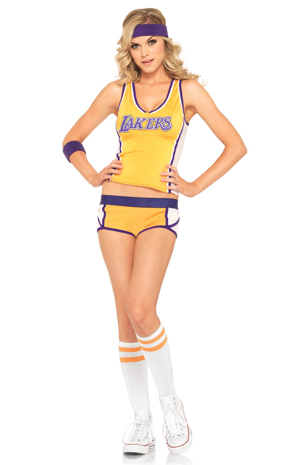 NBA Lakers Player Adult Costume - Click Image to Close