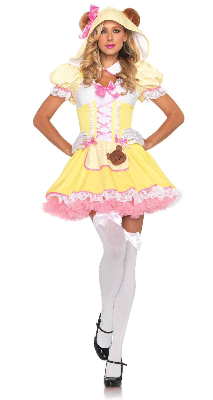 Beary Cute Goldilocks Adult Costume - Click Image to Close