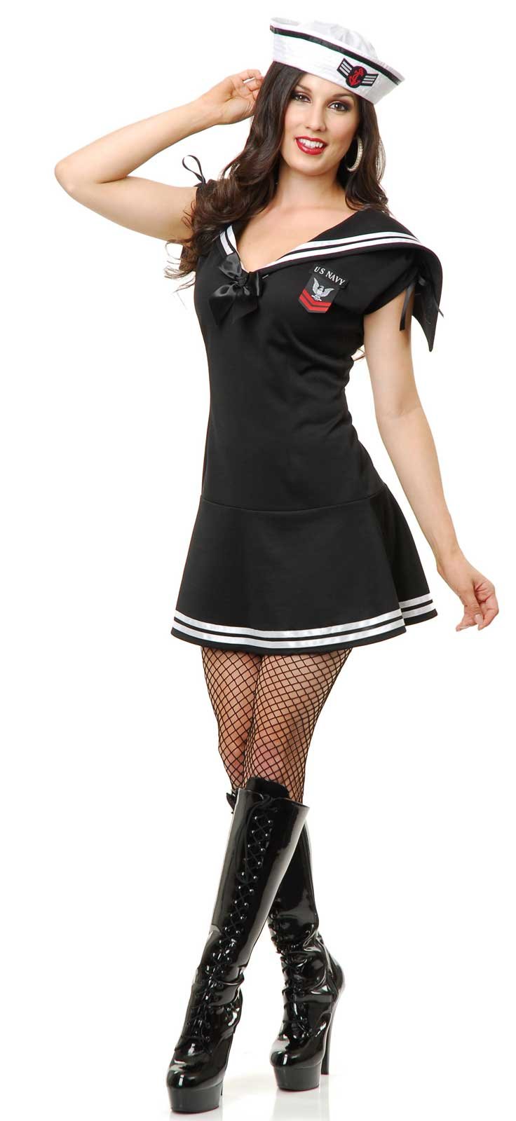 Sexy Sailor Gal Adult Costume - Click Image to Close