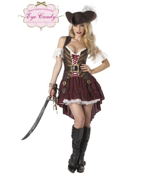 Sexy Womens Pirate Swashbuckler Costume - Click Image to Close