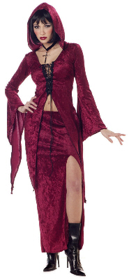 Maiden Of Darkness Adult Costume - Click Image to Close