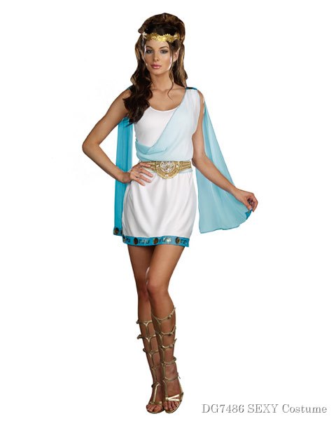 Sexy Its Chic to be Greek Women's Goddess Costume - Click Image to Close