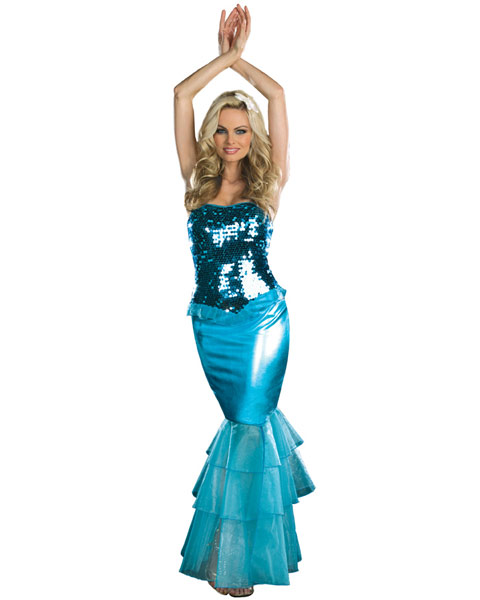 Sexy Sea Diva Mermaid Women's Costume - Click Image to Close