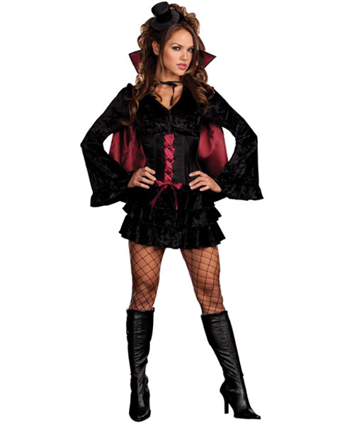 Sexy Bella Vamp Women's Vampiress Costume - Click Image to Close