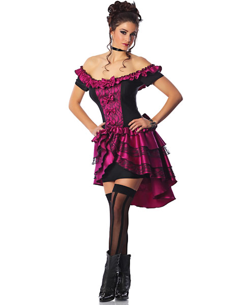 Dance Hall Queen Sexy Womens Costume - Click Image to Close