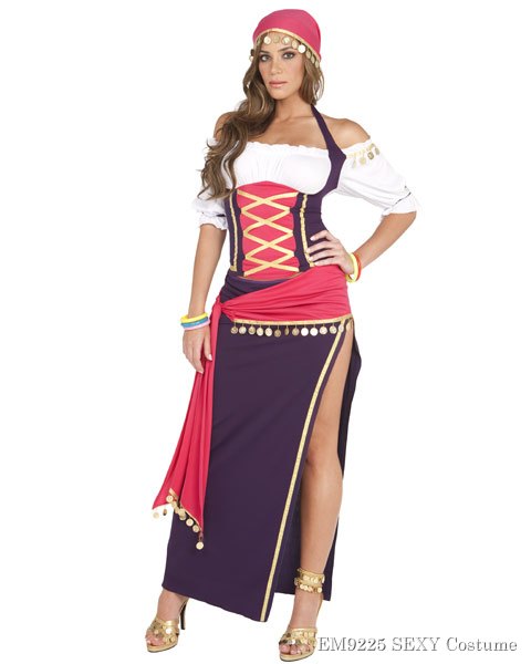 Women's Gypsy Maiden Sexy Costume