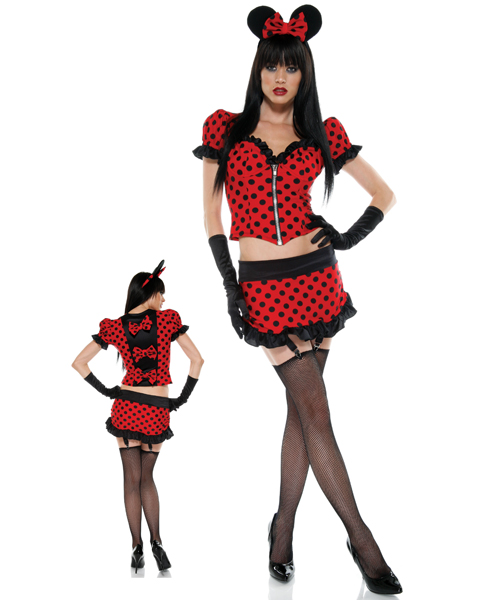 Adult Sexy Seductive Mouse Costume - Click Image to Close