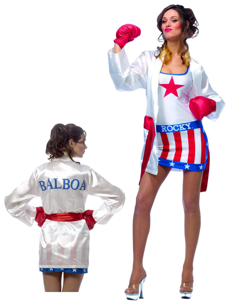 Rocky Balboa Female Costume for Adult - Click Image to Close