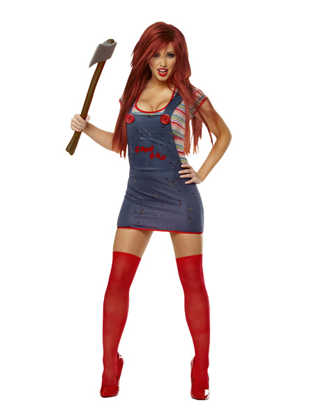 Sexy Chucky Childs Play Womens Costume - Click Image to Close