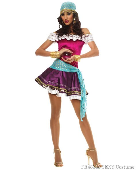 Sexy Fortune Teller Womens Costume - Click Image to Close