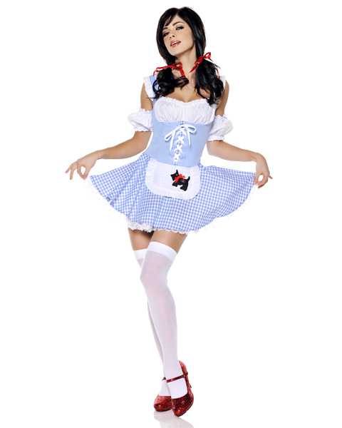 Womens Sexy Dorothy Costume - Click Image to Close