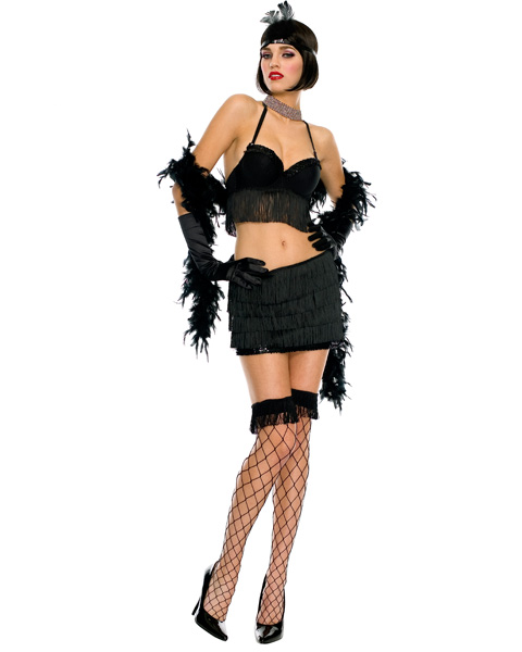 20s Fringed Flapper Sexy Adult Costume