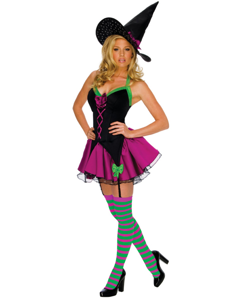 Womens Playboy Sexy Sparkle Witch Adult - Click Image to Close