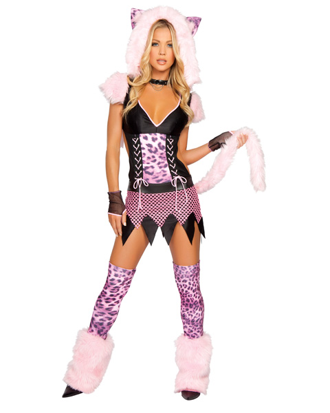 Adult Sexy Naughty Pussycat Costume - Click Image to Close
