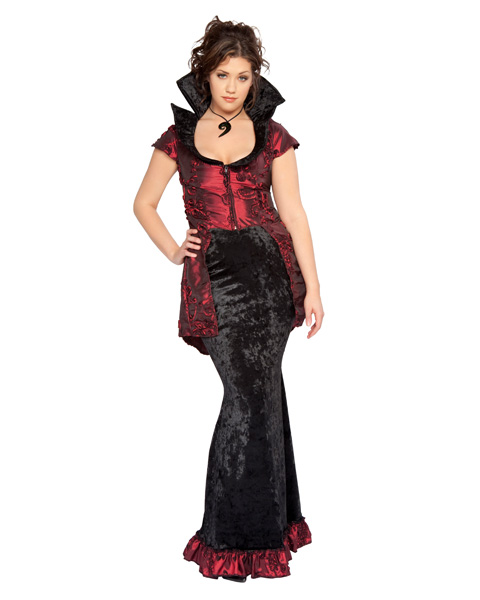 Adult Sexy Goddess of Twilight Vampire Plus Size Costume - Click Image to Close