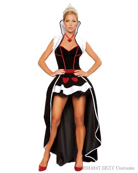 Sexy Deluxe Heartless Queen Women's Costume - Click Image to Close