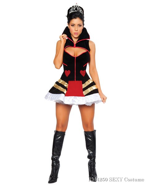 Sexy Queen of Hearts Women's Costume - Click Image to Close