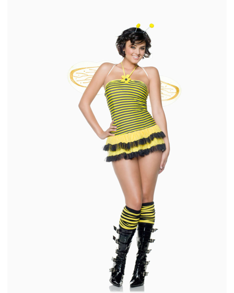 Adult Midnight Stinger Bumblebee Costume - Click Image to Close