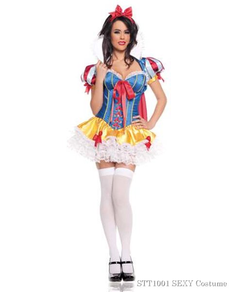 Deluxe Sexy Snow White Womens Costume - Click Image to Close