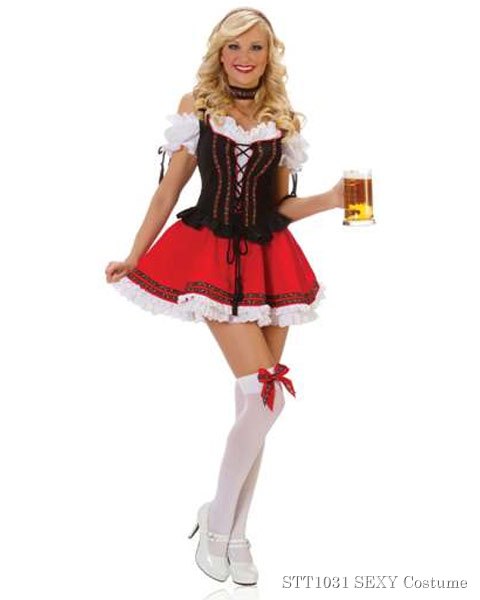 Sexy Swiss Girl Womens Beer Girl Costume - Click Image to Close