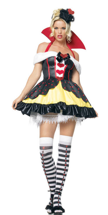 Sexy Queen Of Hearts Adult Costume - Click Image to Close