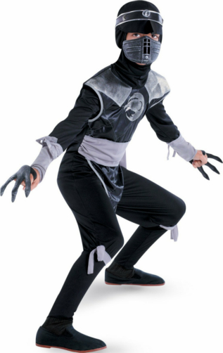 Shadow Ninjas Dark Raven Deluxe Child Costume - Click Image to Close