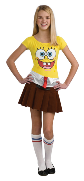 SpongeBob Girl Teen Costume - Click Image to Close