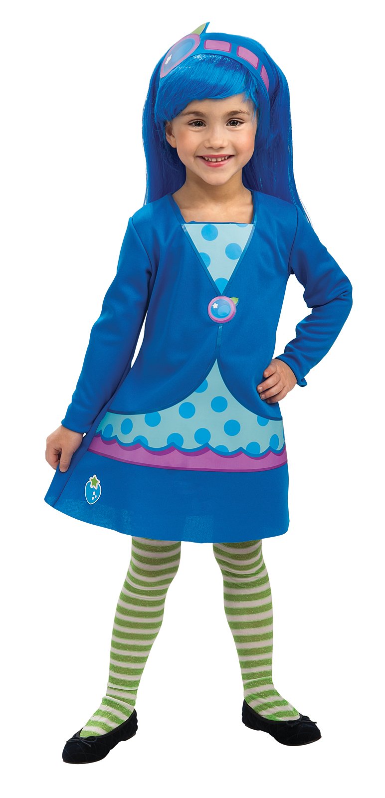 Strawberry Shortcake - Blueberry Muffin Toddler / Child Costume - Click Image to Close