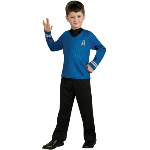 Star Trek Movie (Blue) Shirt Child Costume - Click Image to Close