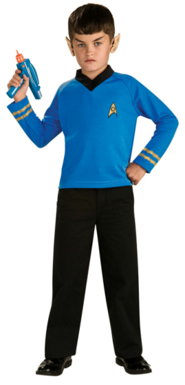 Star Trek Classic Blue Child Costume - Click Image to Close