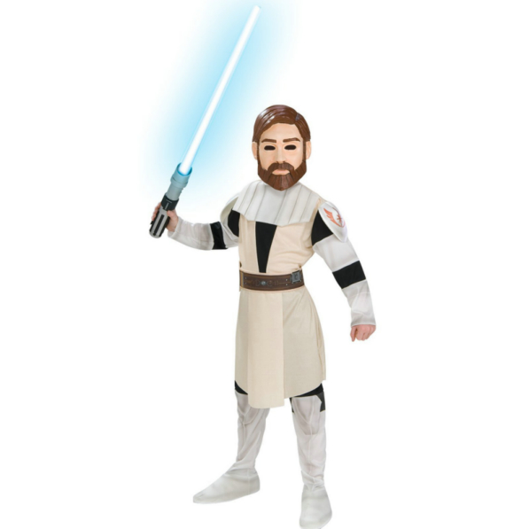 Star Wars Animated Obi Wan Kenobi Child Costume - Click Image to Close