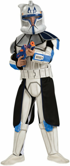Star Wars Animated Deluxe Clone Trooper Leader Rex Child Costume - Click Image to Close