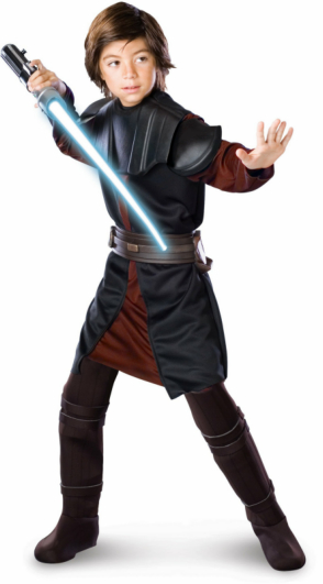 Star Wars Animated Deluxe Anakin Skywalker Child Costume - Click Image to Close