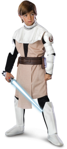 Star Wars Animated Deluxe Obi Wan Kenobi Child Costume - Click Image to Close