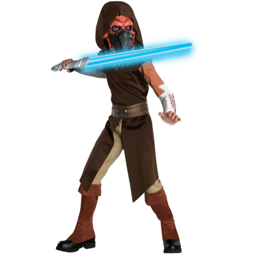 Star Wars Animated Deluxe Plo Koon Child Costume - Click Image to Close