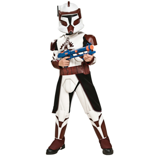 Star Wars Clone Wars Deluxe Commander Fox Child Costume - Click Image to Close